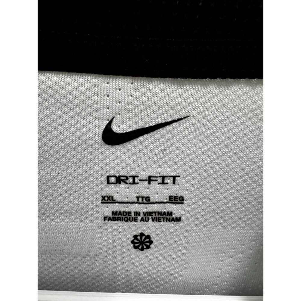 Nike Dri-FIT Textured Polo Shirt Light Grey Golf Casual Mens XXL